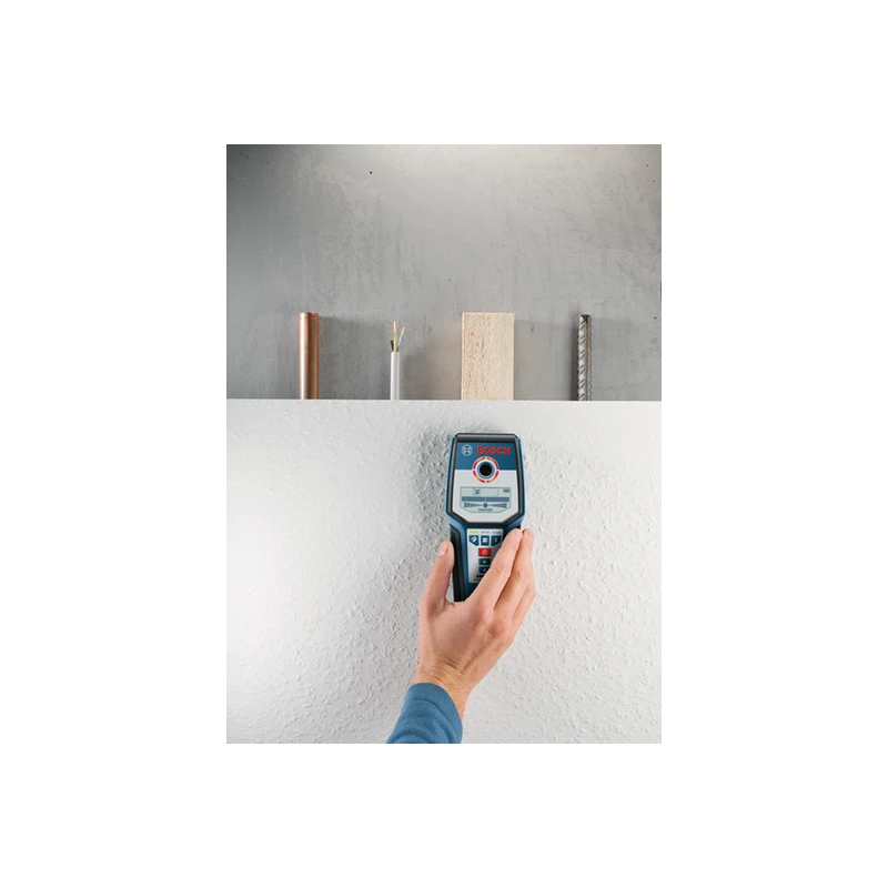 Детектор за стени BOSCH GMS 120 Professional, до 120мм, 9V, 1бр. батерии, 6LR61